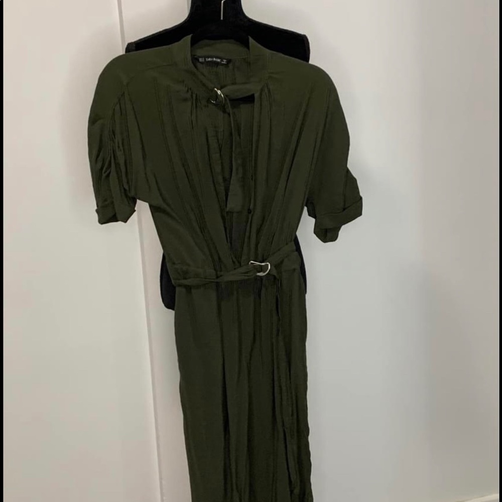 Green jumpsuit